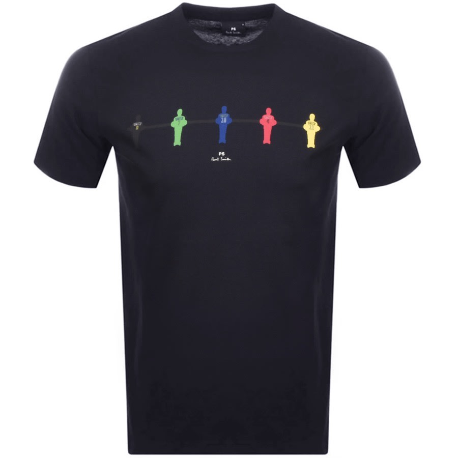 Alternative Image for ProductPS By Paul Smith Table Football T Shirt Navy1